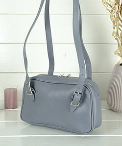 Жіноча сумка Кіото з натуральної шкіри колір Сірий