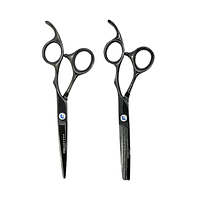 Набір перукарських ножиць Proline Black 5,5 (CK72B 5.5"+CK72-BRT)
