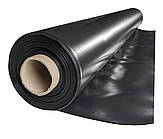 Плівка 150 мкм 6*50 м поліетиленова чорна первинна УФ стабілізована плівка для полуниці