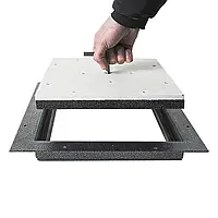 Люк підлоговий тип "Економ" 300x300