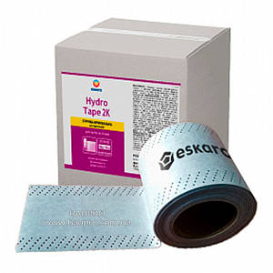 Стрічка ESKARO Hydro Tape 2К, гідроізоляційна для кутів і стиків, 12 см*50 м