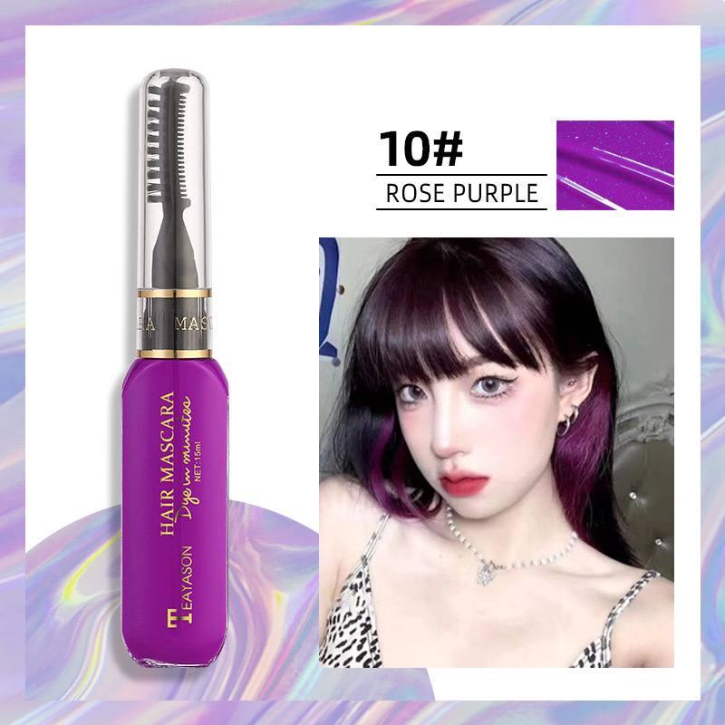 Кольорова фарба-туш для волосся Teayason №10 (Rose Purple)