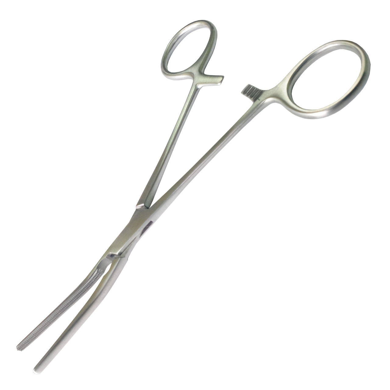 Затискач атравматичний вигнутий 15 градусів DARDIK. Довжина 17 см, фото 1