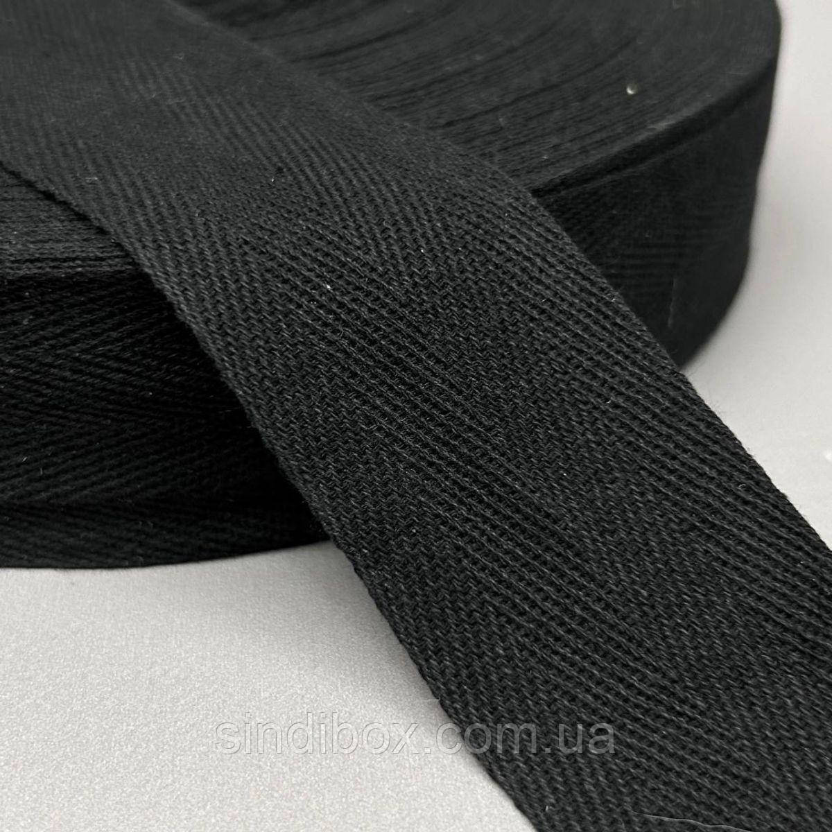 Чорна кіперна стрічка 4 см (кіперна тасьма 40 мм), фото 1