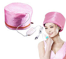 Електрична термошапка (сушуар) для масок, ламінування та лікування волосся, Рожева