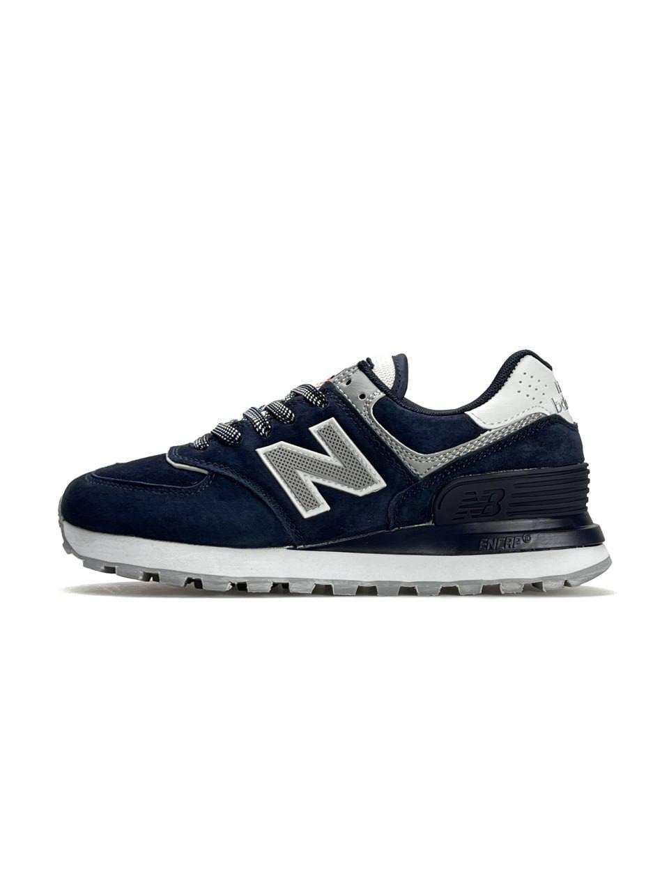 Жіночі замшеві кросівки New Balance x Stone Island Navy White, кеди (224948стон айленд). 36