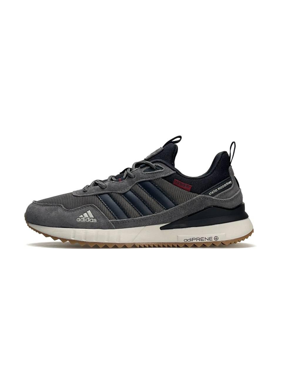 Чоловічі кросівки замша текстиль Adidas Equipment SM Street Grey White, кеди Адідас сірі 41