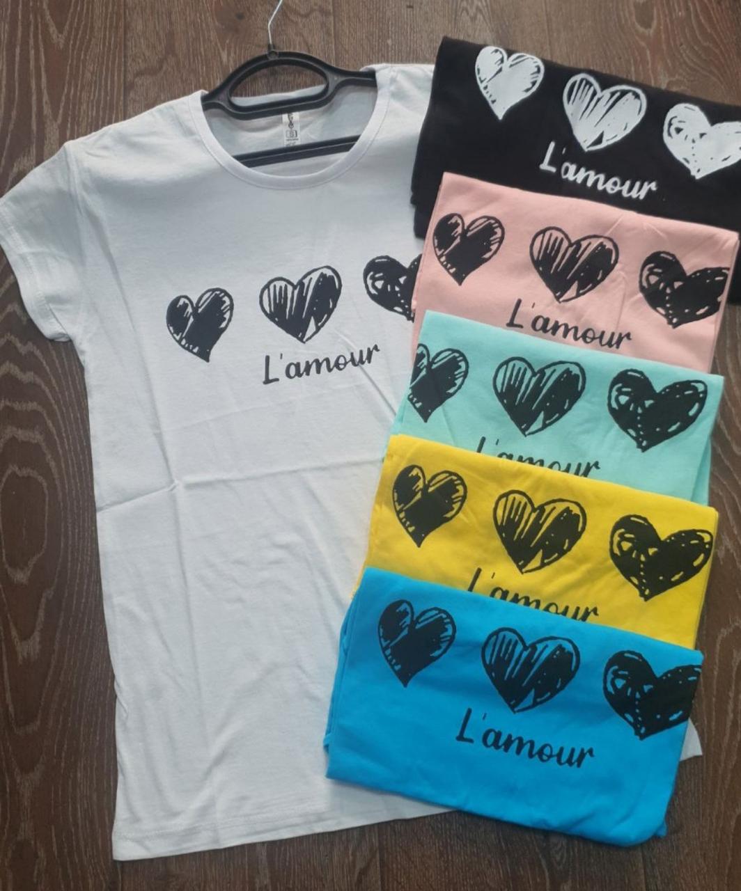 Футболка жіноча бавовняна "Lamour" Туреччина розмір S-L (від 3 шт.)