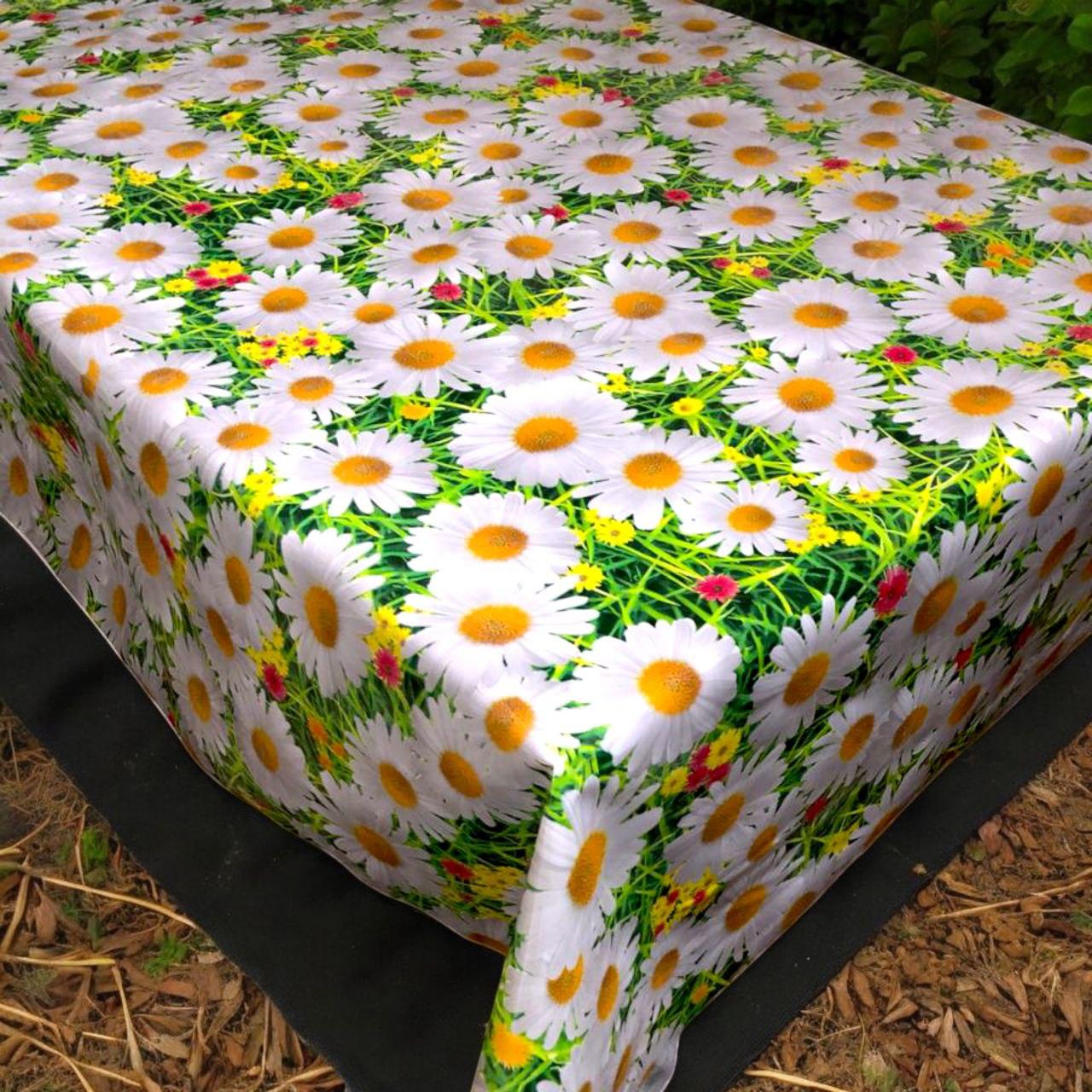 Клейонка столова на метраж Силікон без основи 137 см відріз від 1 метра, фото 1