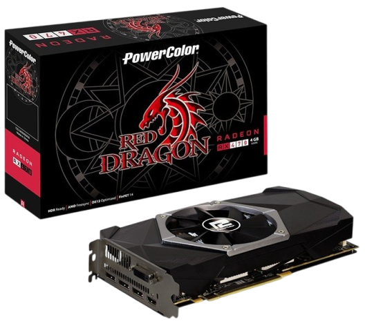 Відеокарта AMD Radeon RX 470 4GB Powercolor Red Dragon V2 (AXRX470 4GBD5-3DHDV2/OC) Б/В