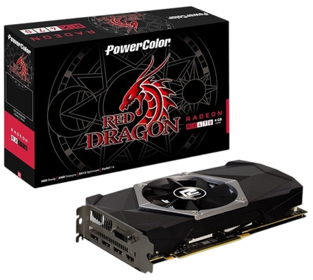 Відеокарта AMD Radeon RX 470 4GB Powercolor Red Dragon V2 (AXRX470 4GBD5-3DHDV2/OC) Б/В, фото 1