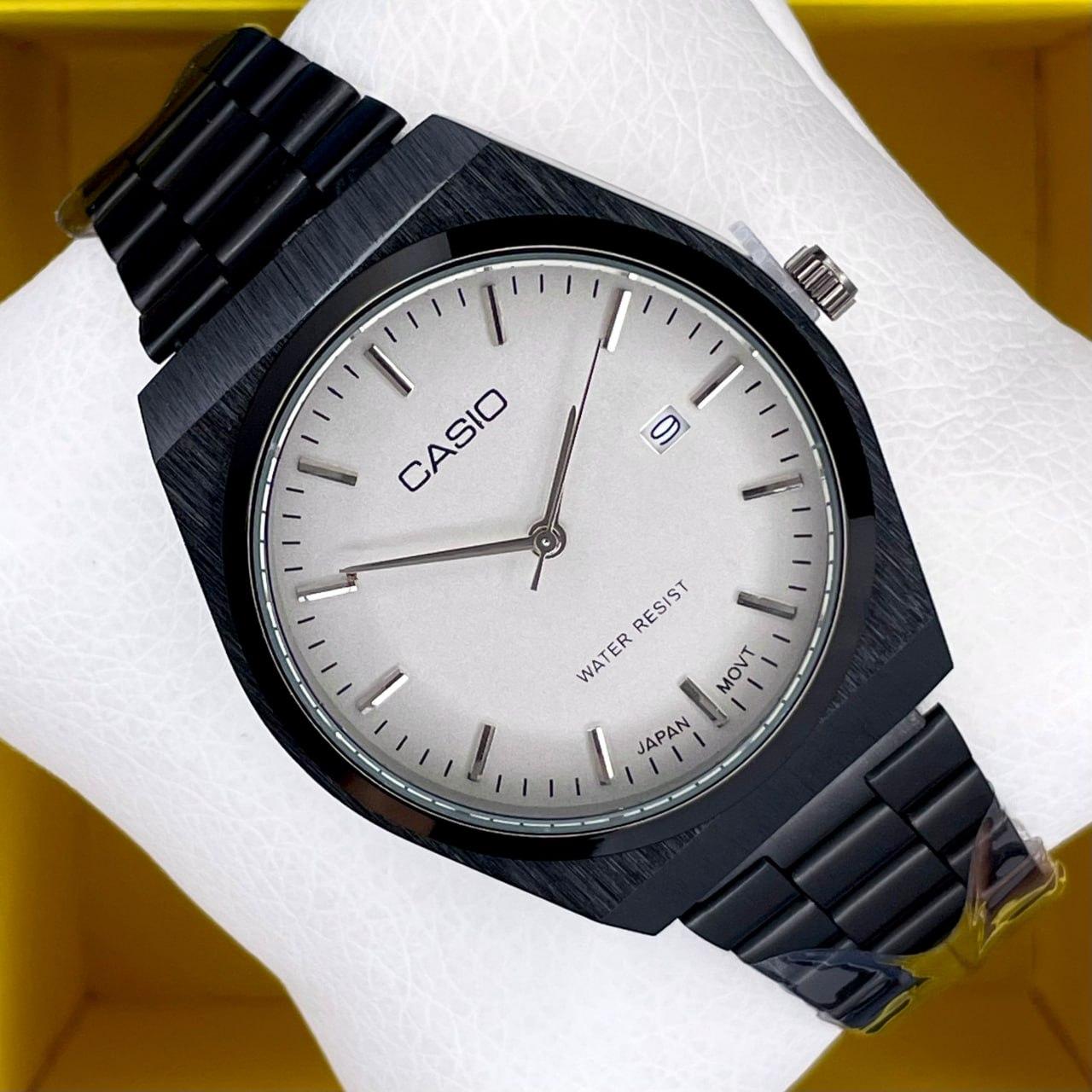 Кварцовий годинник Casio сталевий чоловічий, фото 1