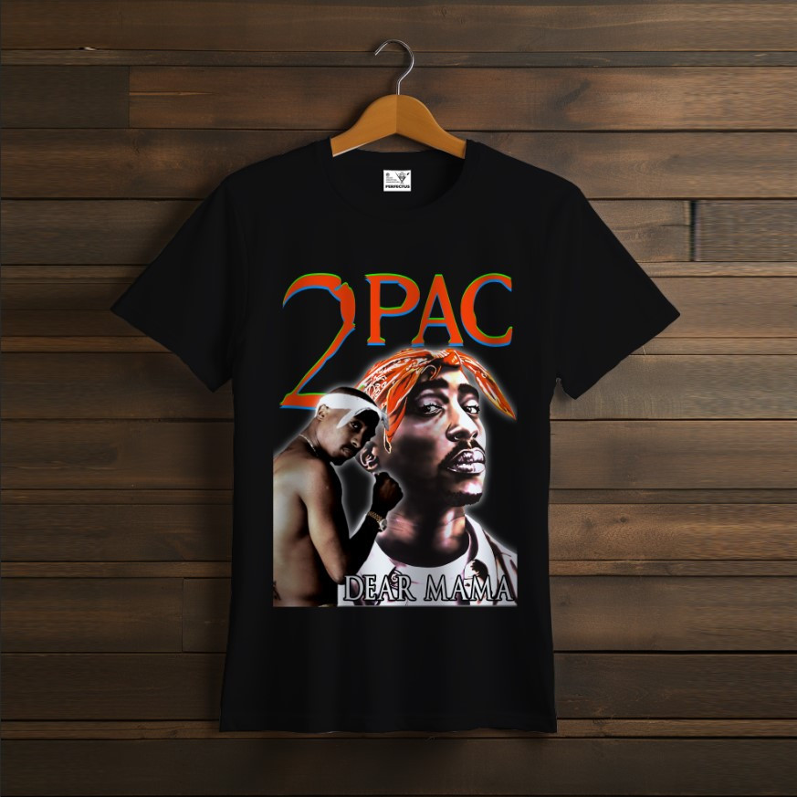 Футболка унісекс "2PAC TUPAC Тупак Репер Чорна"