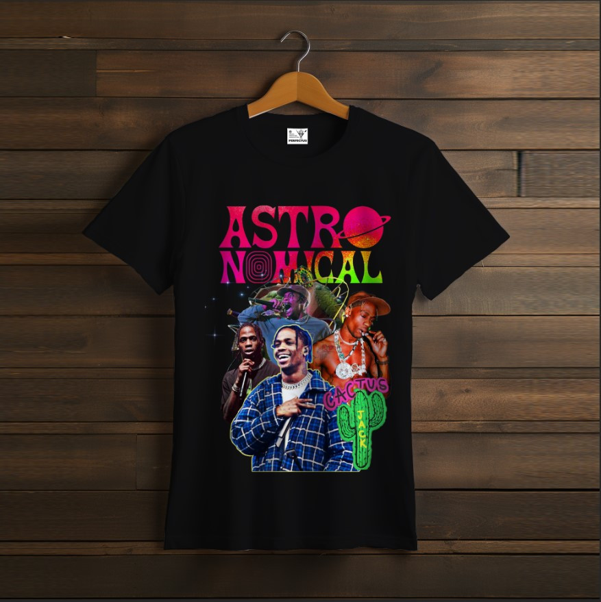 Футболка унісекс "ASTRO NOMICAL Астро Номікал Репер Співак Чорна 1"