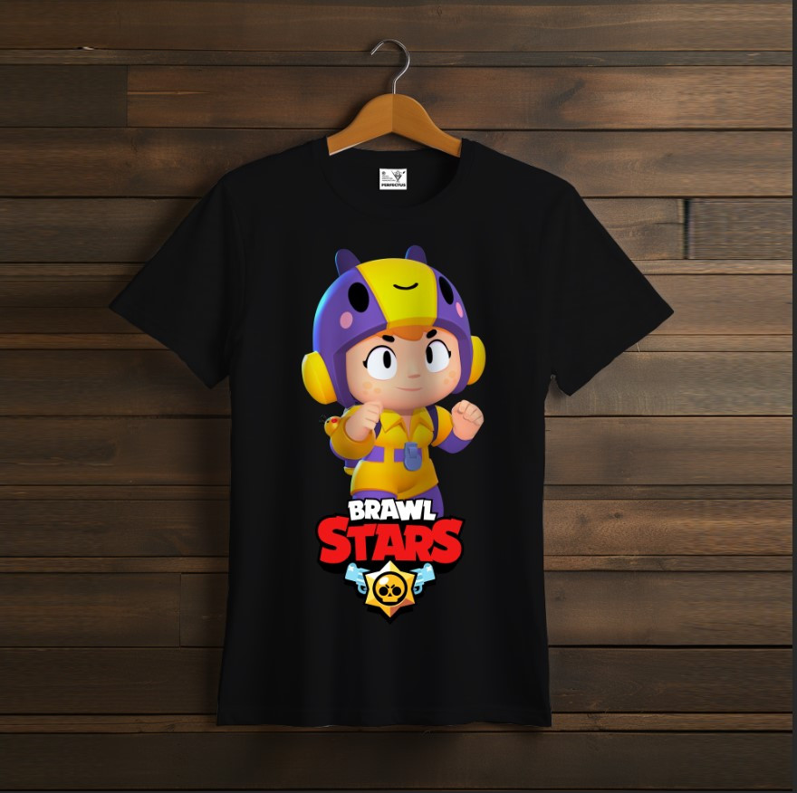 Футболка унісекс "Бравл Старс Bea Беа Brawl Stars Відеогра Чорна"