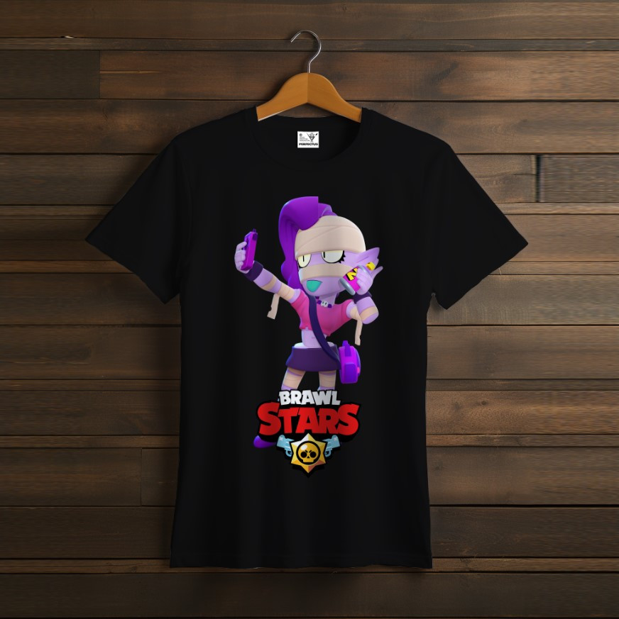 Футболка унісекс "Бравл Старс Емз Emz Brawl Stars Відеогра Чорна"