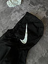 Анорак вітровка чоловіча демісезонна чорна з капюшоном Nike (Найк), фото 5