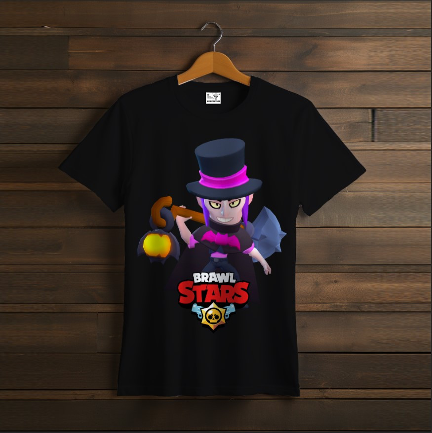 Футболка унісекс "Бравл Старс Мортіс Mortis Brawl Stars Відеогра Чорна"