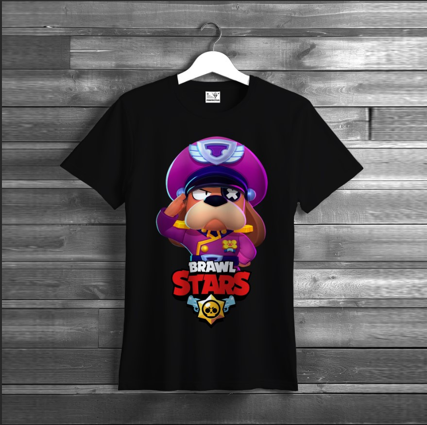 Футболка унісекс "Бравл Старс Рафс Ruffs Brawl Stars Відеогра Чорна"