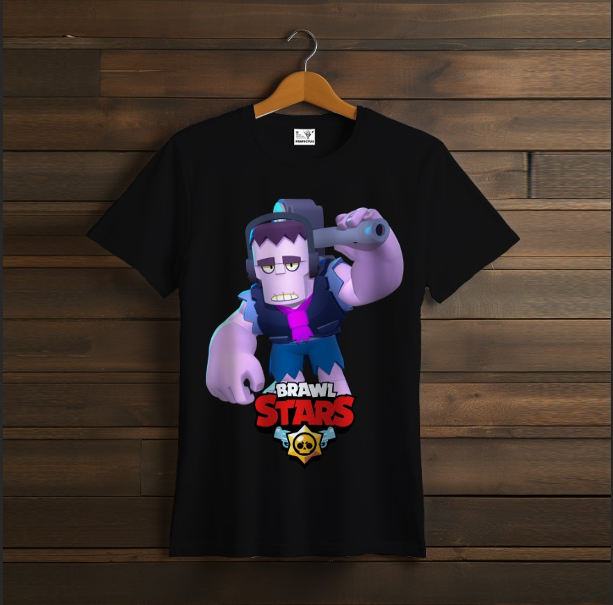 Футболка унісекс "Бравл Старс Френк Frank Brawl Stars Відеогра Чорна"