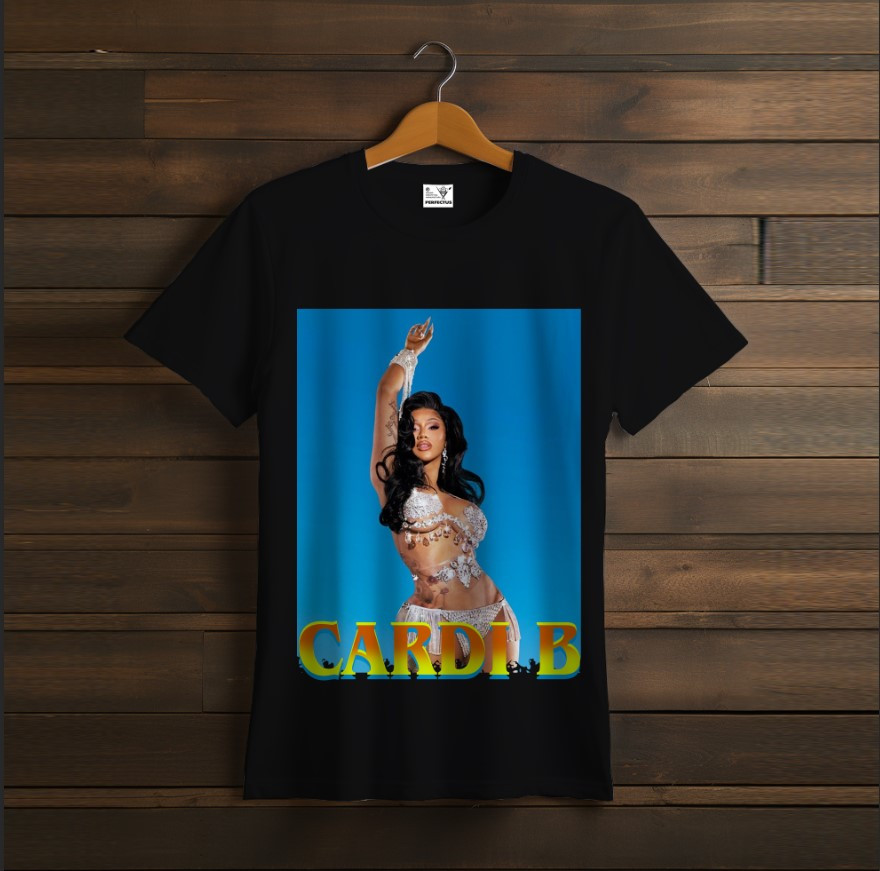Футболка унісекс "Карді Бі Cardi B чорна"