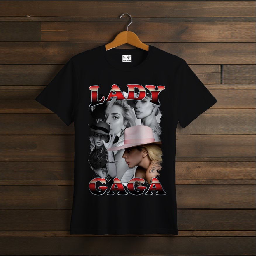 Футболка унісекс "Леді Гага LADY GAGA чорна"