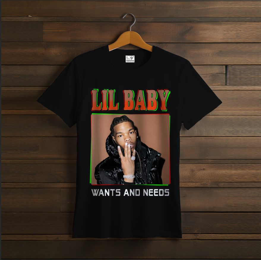 Футболка унісекс "Ліл Бейбі Lil Baby чорна"
