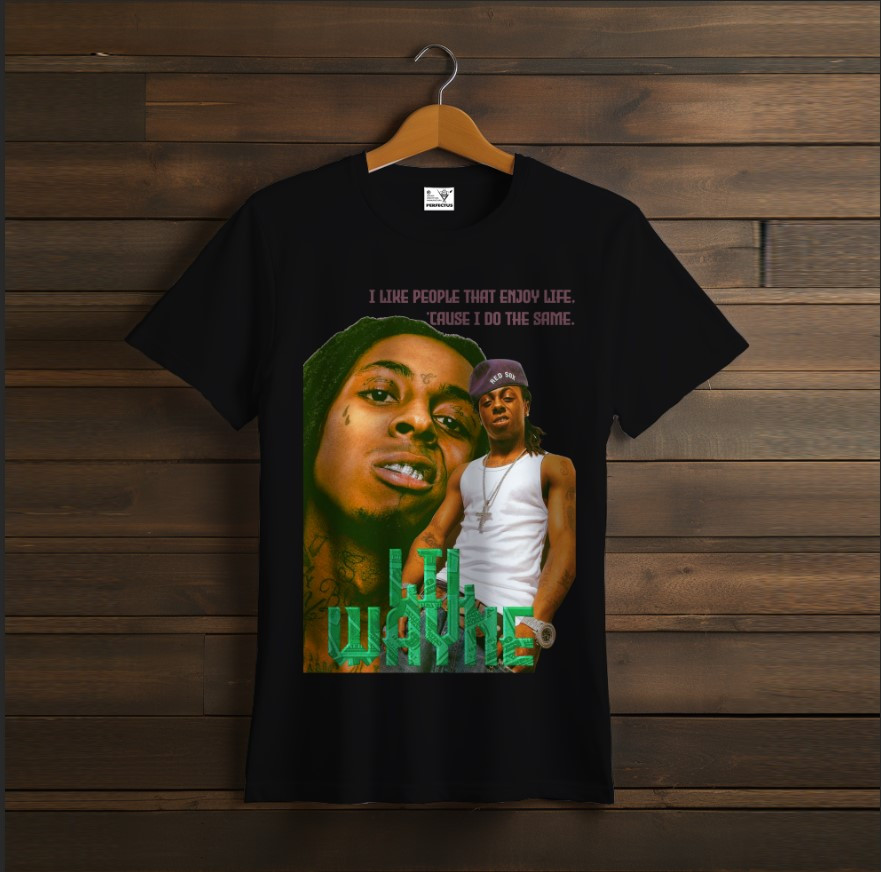 Футболка унісекс "Ліл Вейн LIL WAYNE чорна"