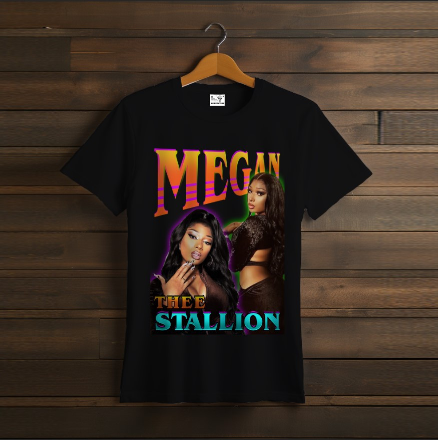 Футболка унісекс "Меган Megan чорна"