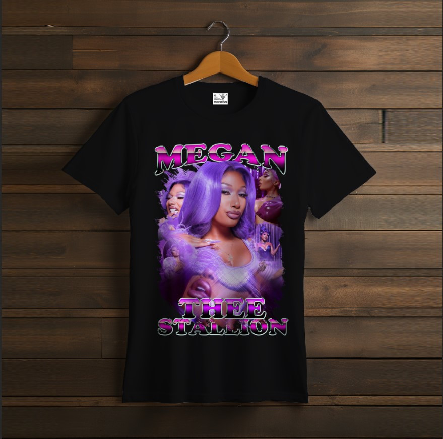 Футболка унісекс "Меган Megan чорна 1"
