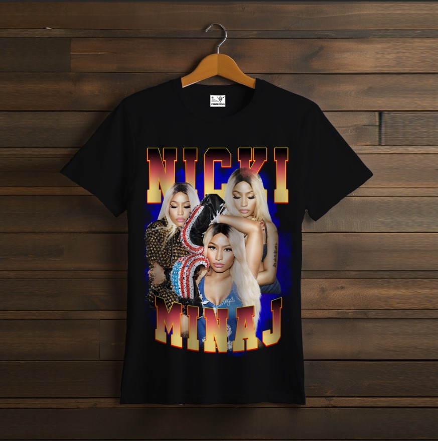 Футболка унісекс "Нікі Мінаж NICKI MINAJ чорна 1"