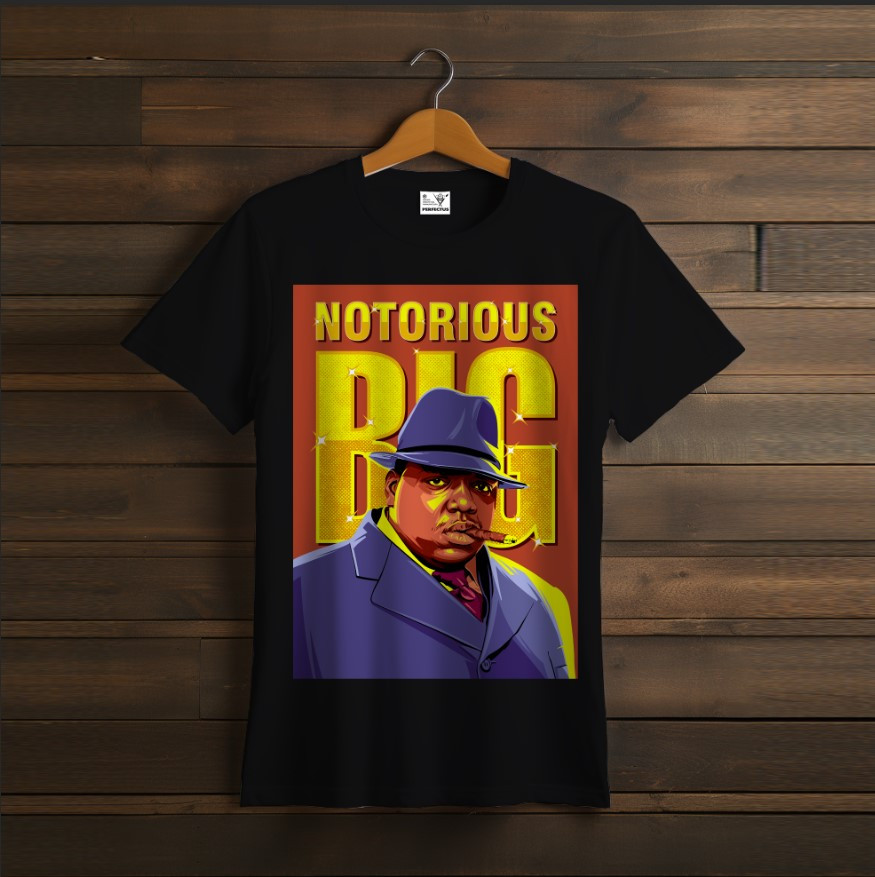Футболка унісекс "Ноторіус Біг NOTORIOUS BIG чорна"