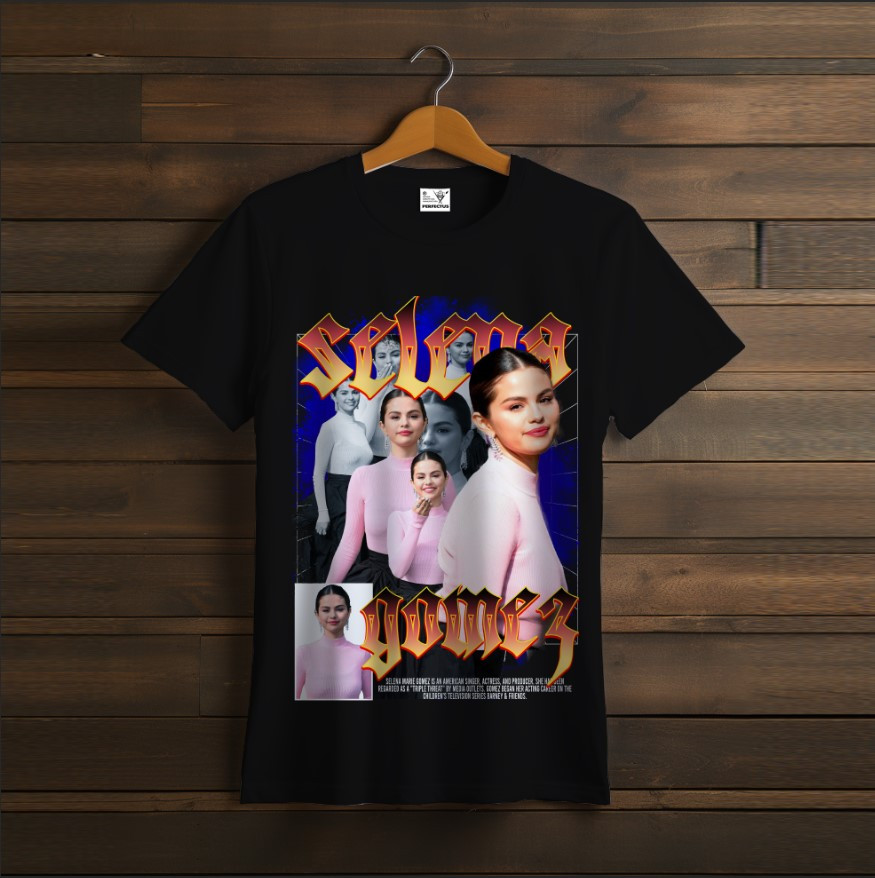 Футболка унісекс "Селена Гомес Selena Gomez чорна"