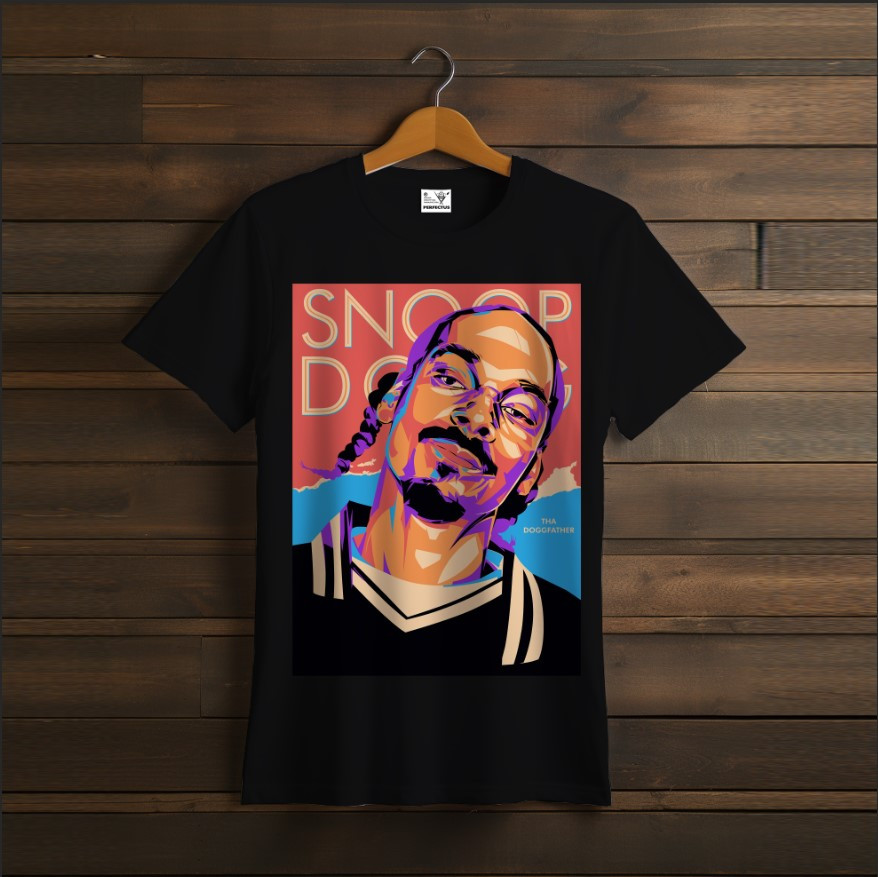 Футболка унісекс "Снуп Дог SNOOP DOGG чорна"