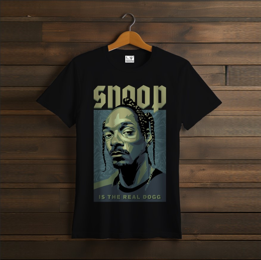 Футболка унісекс "Снуп Дог SNOOP DOGG чорна 1"