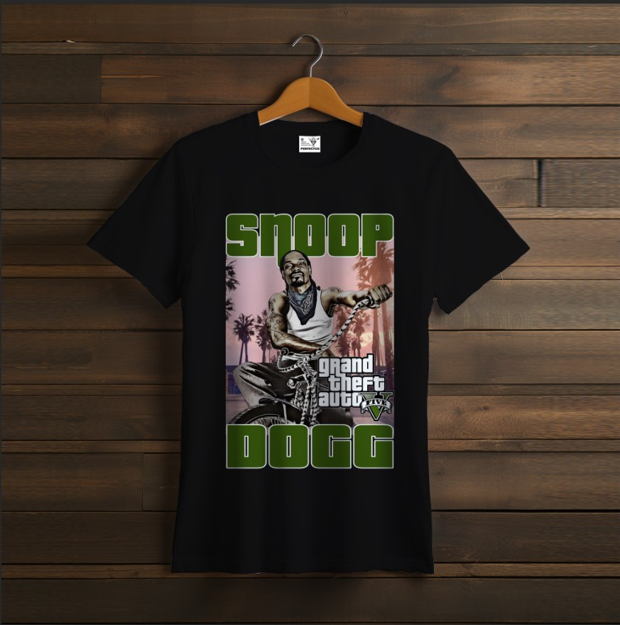 Футболка унісекс "Снуп Дог SNOOP DOGG чорна 3"