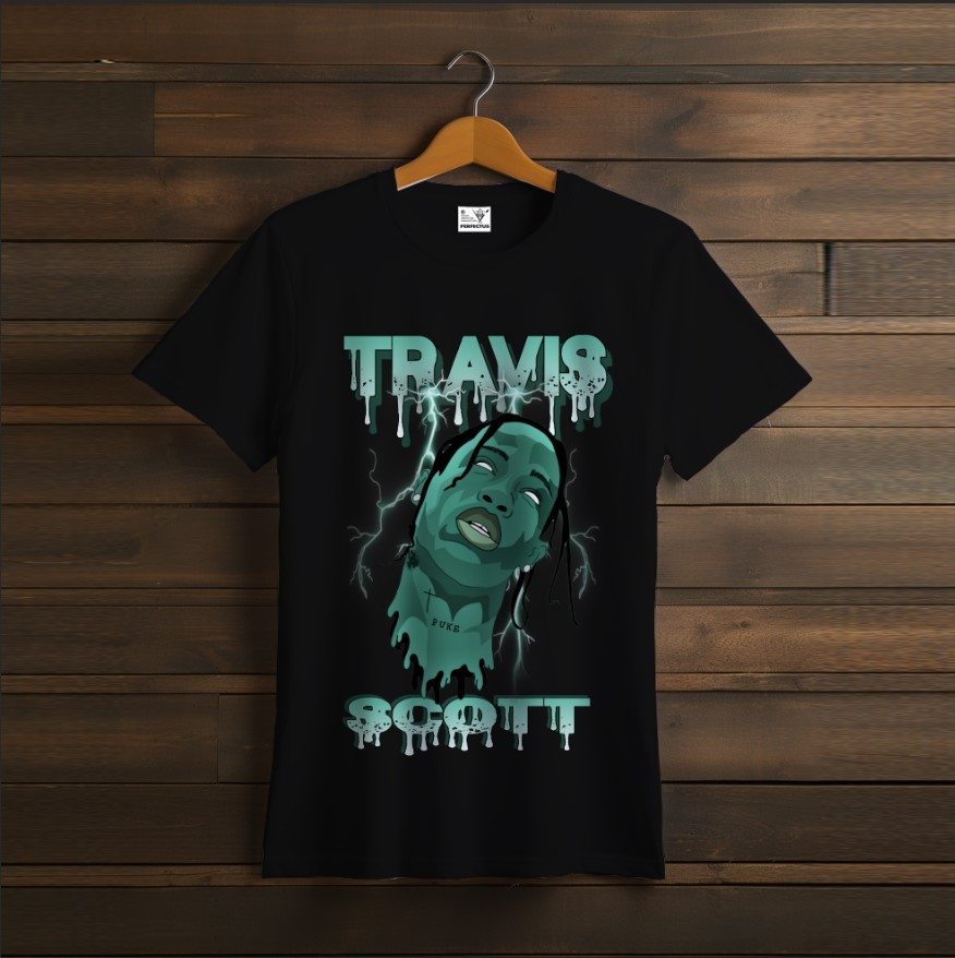 Футболка унісекс "Тревіс Скотт TRAVIS SCOTT чорна"