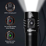 Ліхтар SOFIRN SC18 Black (1800LM, Luminus SST40, IP67, USB-C, Кліпса) Без батареї, фото 7