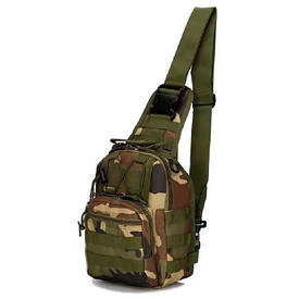 Сумка через плече чоловіча армійського зразка Камуфляж Слінг сумка