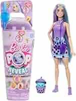 Лялька Barbie Pop Reveal Bubble Tea Series Круті бабл-ті — кульки таро HTJ19