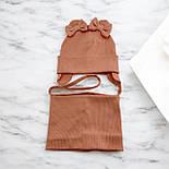 Оптом шапки 44, 46, 48, 50, 52 розмір трикотажна з хомутом головні убори гурт (ОШ36437), фото 2