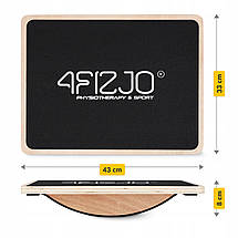 Балансувальна платформа 4FIZJO дерев'яна 4FJ0403 Poland, фото 4