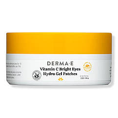 Гідрогелеві патчі DERMA E, Vitamin C Bright Eyes Hydro Gel Patches, 60 Patches