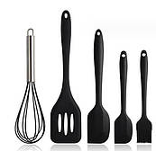 Набір лопаток + віночок ЧОРНИЙ (у коробці)