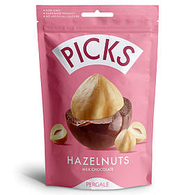 Фундук у шоколаді Pergale Picks Hazelnuts Milk Cocoa 90g