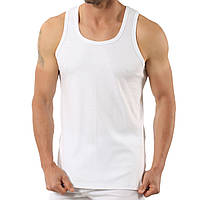 Майка борцовка чоловіча біла Розмір S М L XL XXL