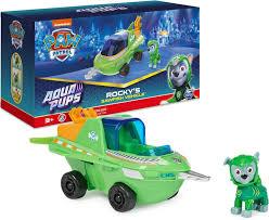 Машинка з фігуркою Paw Patrol Рокі Трансформер риба-пила Аква цуценяти 6066421 Spin Master