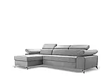 М'який розкладний кутовий диван Bardi (сірий світлий), фото 3