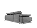 М'який розкладний кутовий диван Bardi (сірий світлий), фото 6