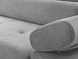 М'який розкладний кутовий диван Bardi (сірий світлий), фото 7